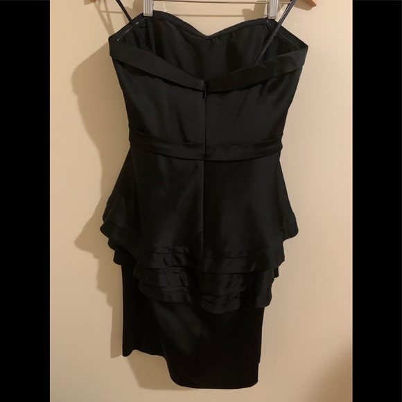BCBGMaxAzria Black Peplum Dress - Picture 6 of 9
